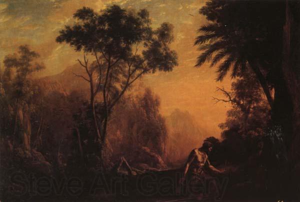 Claude Lorrain Landscape with a Hermit France oil painting art